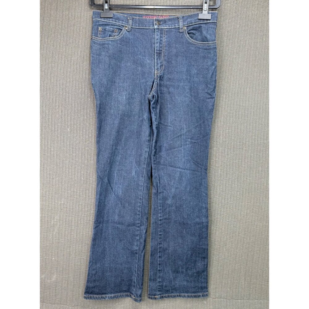 Battery Park Womens Size 10 Blue Bootcut Jeans Denim Cotton Blend Casual Wear